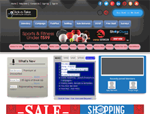 Tablet Screenshot of clickntake.com